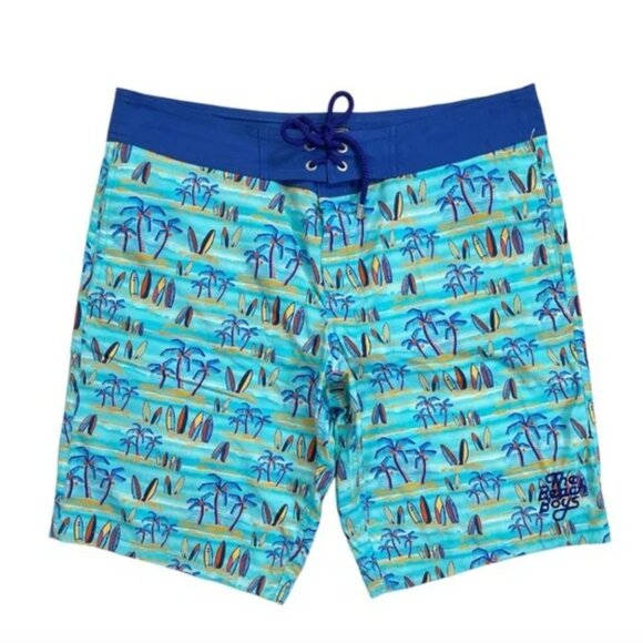 NWT Vilebrequin Mailey The Beach Boys  Collab Lined Swim Board Shorts - Picture 2 of 9